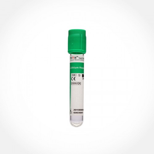 LITHIUM HEPARIN TUBE (100 PCS)